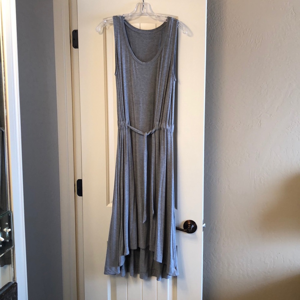 Grey super soft high low dress